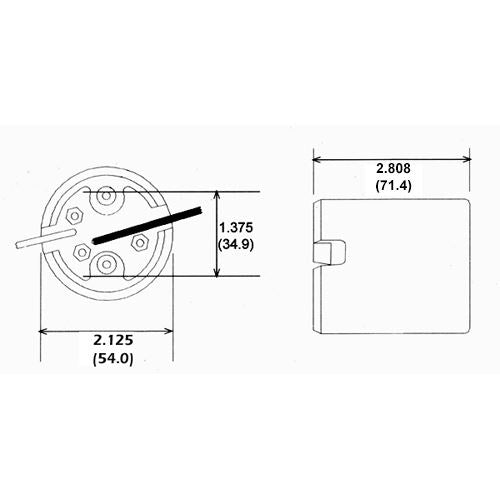 SOCKET E39 WIRED 0548
