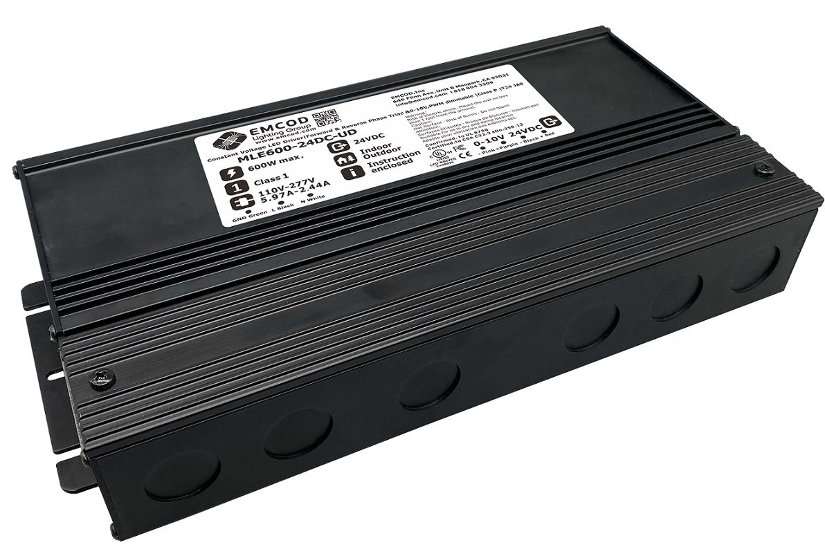 DRIVER 600W 24V UNIV ELECTRONIC EMCOD