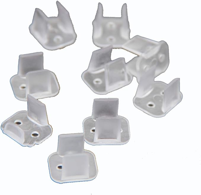 MOUNTING CLIPS NEON 6MM, 8MM (PACK 10)