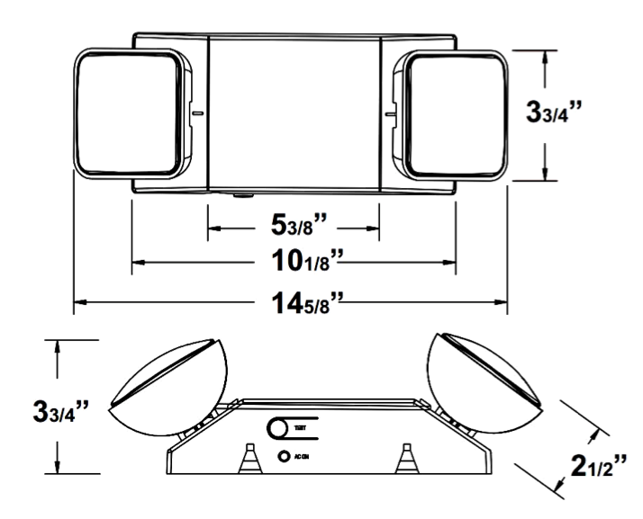 EMERGENCY EXIT BUGEYE (WHITE)