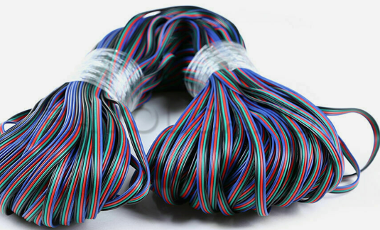 5 PIN WIRE RGBW (10FT)