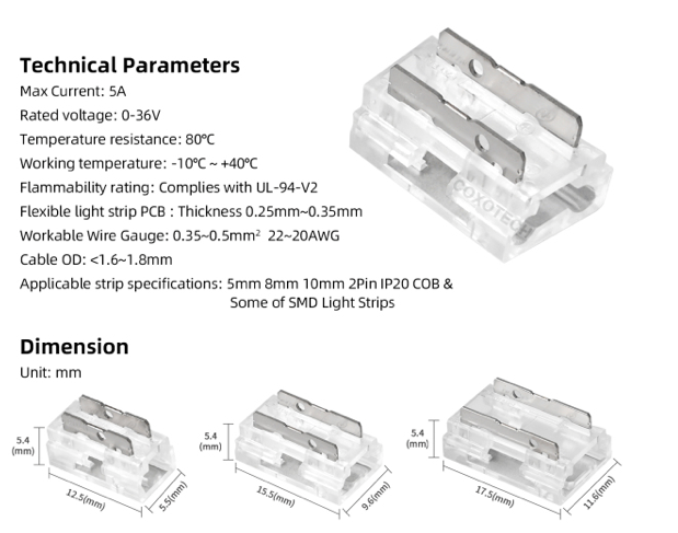 2 PIN 9-IN-1 CONNECTOR DIY (5 PACK)