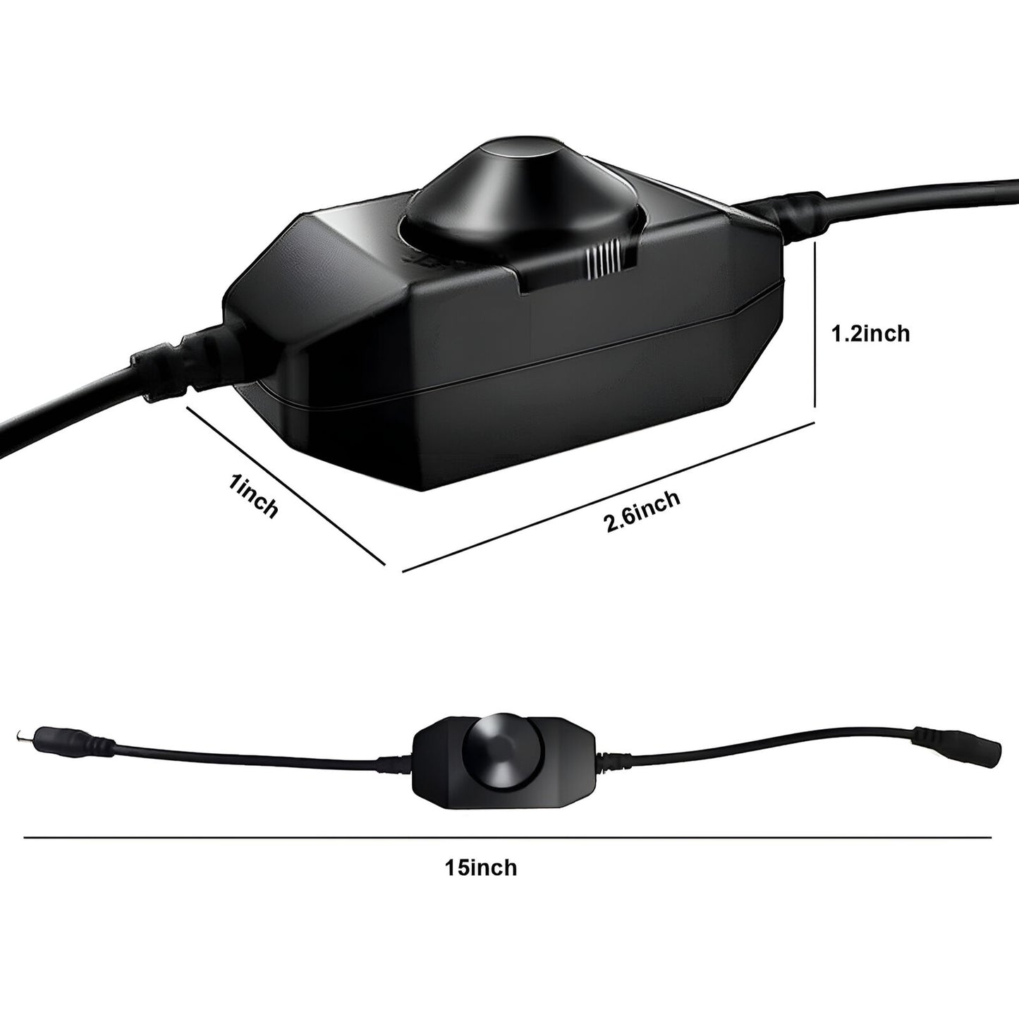 INLINE MANUAL DIMMER SWITCH FOR LED STRIP LIGHTS