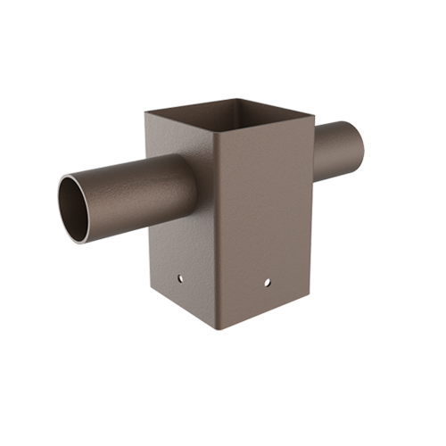 Horizontal Square Twin Tenon PL