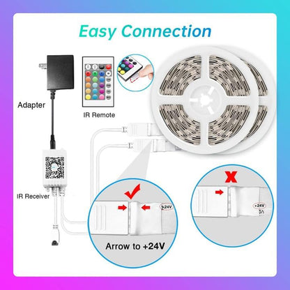 TAPE LIGHT FLEXIBLE LED STRIP LIGHTS 100FT TJOY