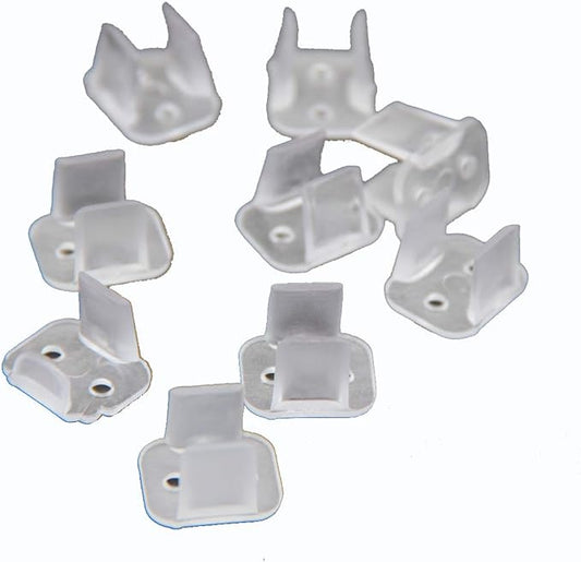 MOUNTING CLIPS NEON 6MM, 8MM (PACK 10)