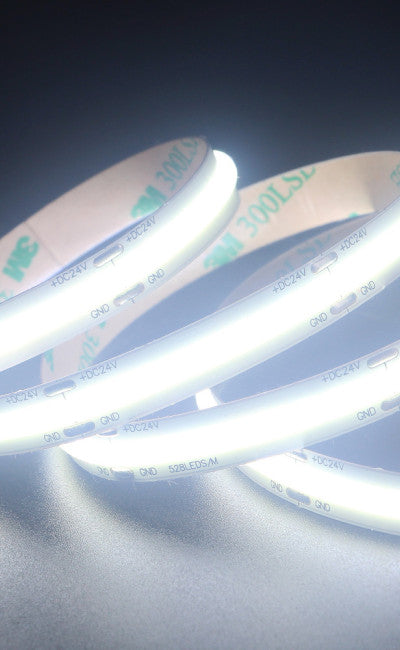 TAPE LIGHT COB INDOOR CHASING 3000K 3.6w/ft 24V