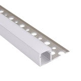 Aluminum Channel 3/8" Trimless Corner
