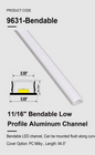 Bendable  LED Aluminum Channel