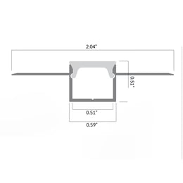 ALUMINUM CHANNEL 8FT, DRYWALL, BENDABLE BN