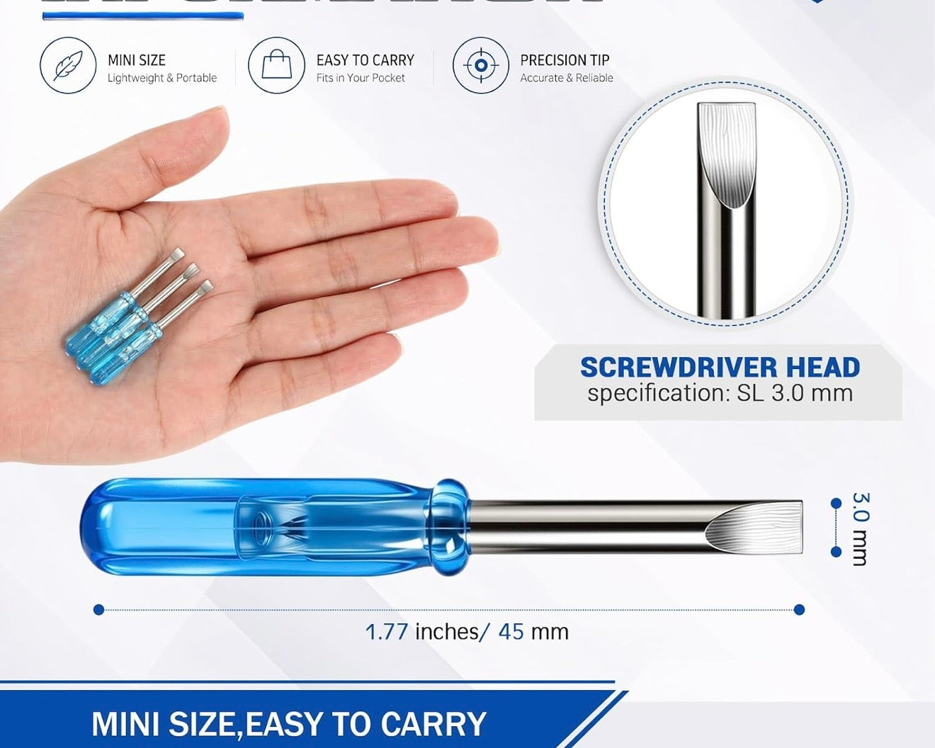 MINI FLAT HEAD SCREWDRIVER