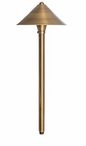 AREA LIGHT LANDSCAPE 12V SOLID BRASS-BZ