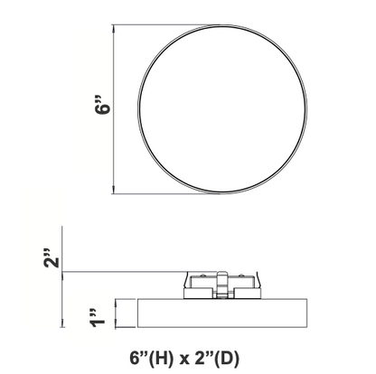 EDGE LESS FLUSH MOUNT LIGHT