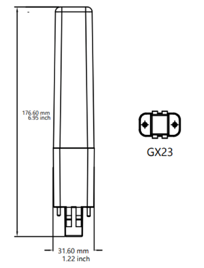 GX23 BULB STAB IN