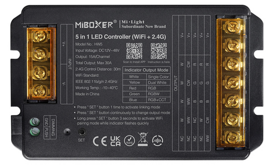 CONTROLLER 5 IN 1 MAX 30A (WiFi+2.4g)
