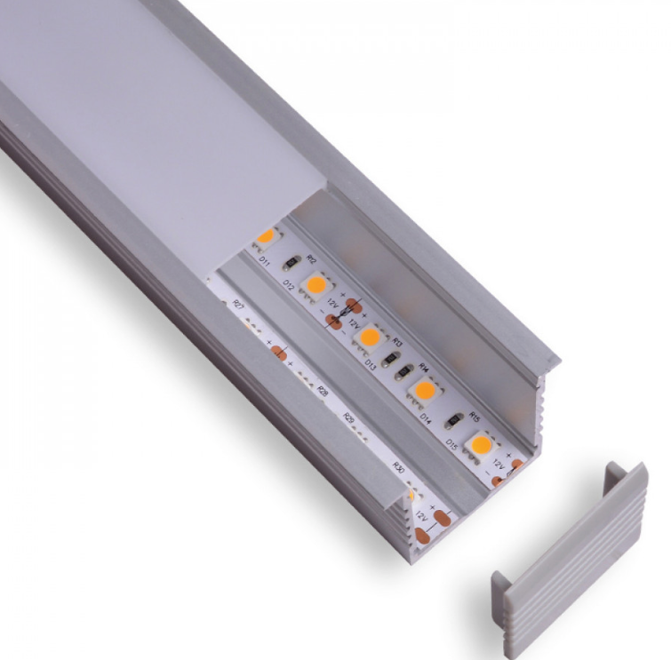 ALUMINUM CHANNEL 8FT, 1-3/4" DEEP