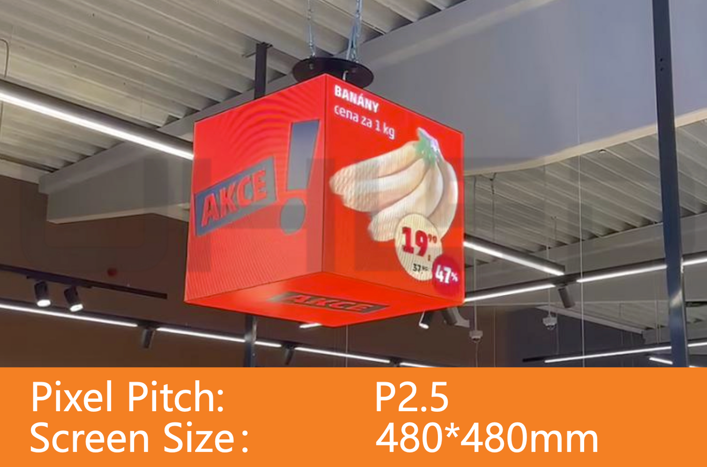 LED CUBE TV DISPLAY