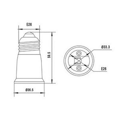 SOCKET EXTENDER E26