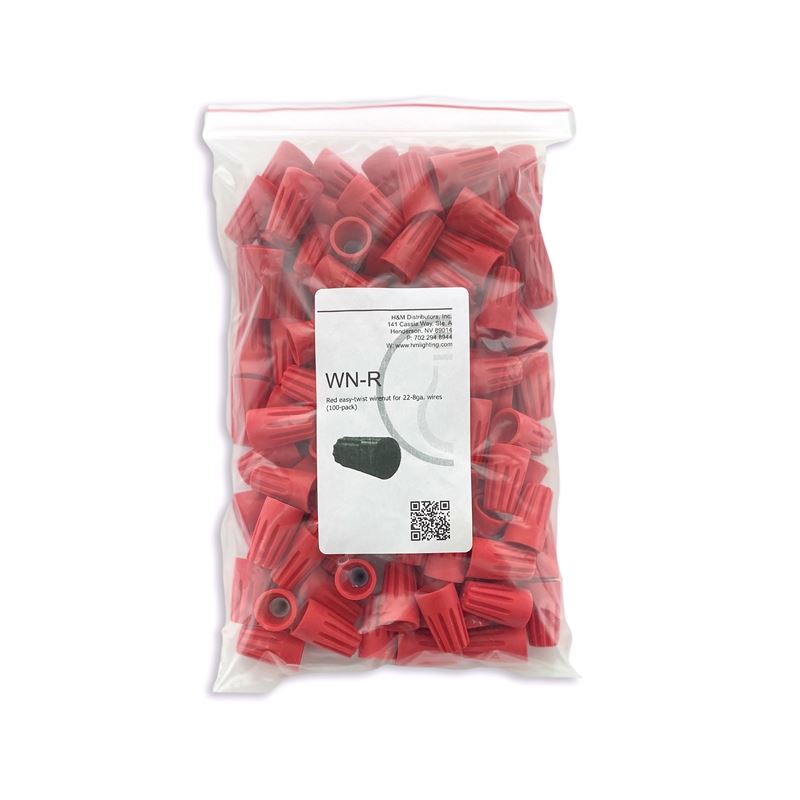 WIRE NUTS RED (10 PER BAG)