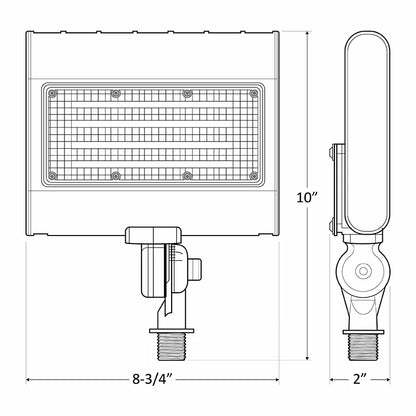 SMALL FLOOD LIGHT 50W KNUCKLE