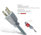 STRAIGHT PLUG GENERAL PURPOSE CORD 6FT