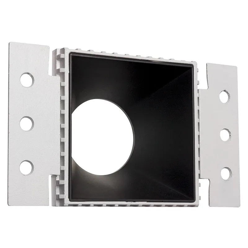LED 4" Square Architectural Trimless Recessed Lights, WG