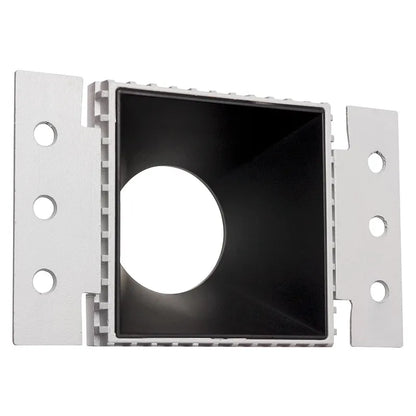 LED 4" Square Architectural Trimless Recessed Lights, WG