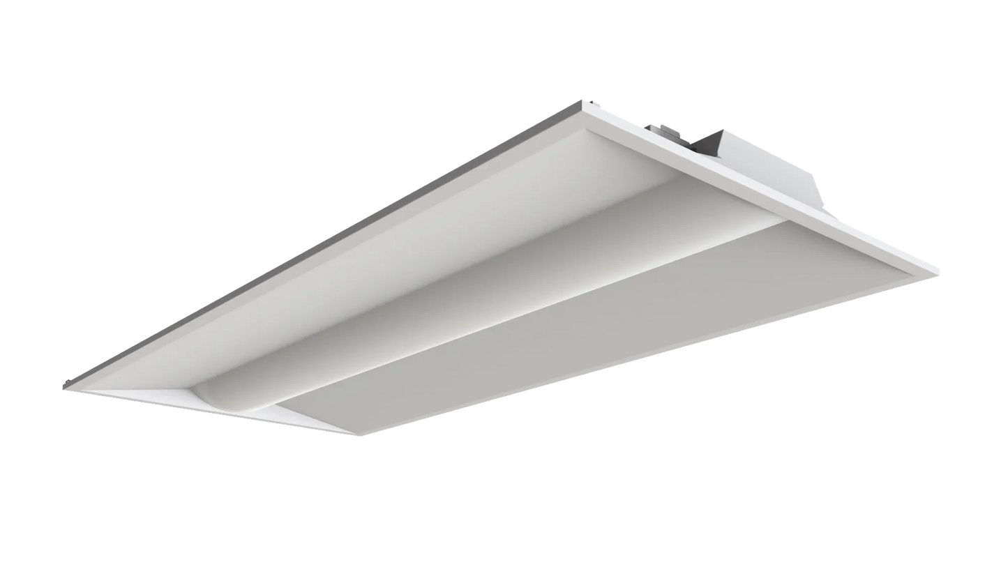 LED Center-Basket MCTP Troffer Lights, 32W, 40W, 50W, 3500K, 4000K, 5000K WG