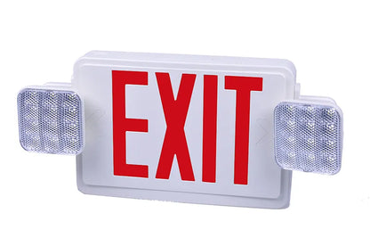 EXIT/EMERGENCY LIGHT COMBO RED