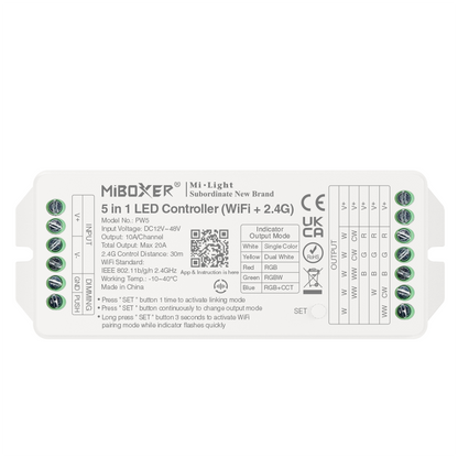 CONTROLLER 5 IN 1 MAX 20A (WiFi+2.4g)